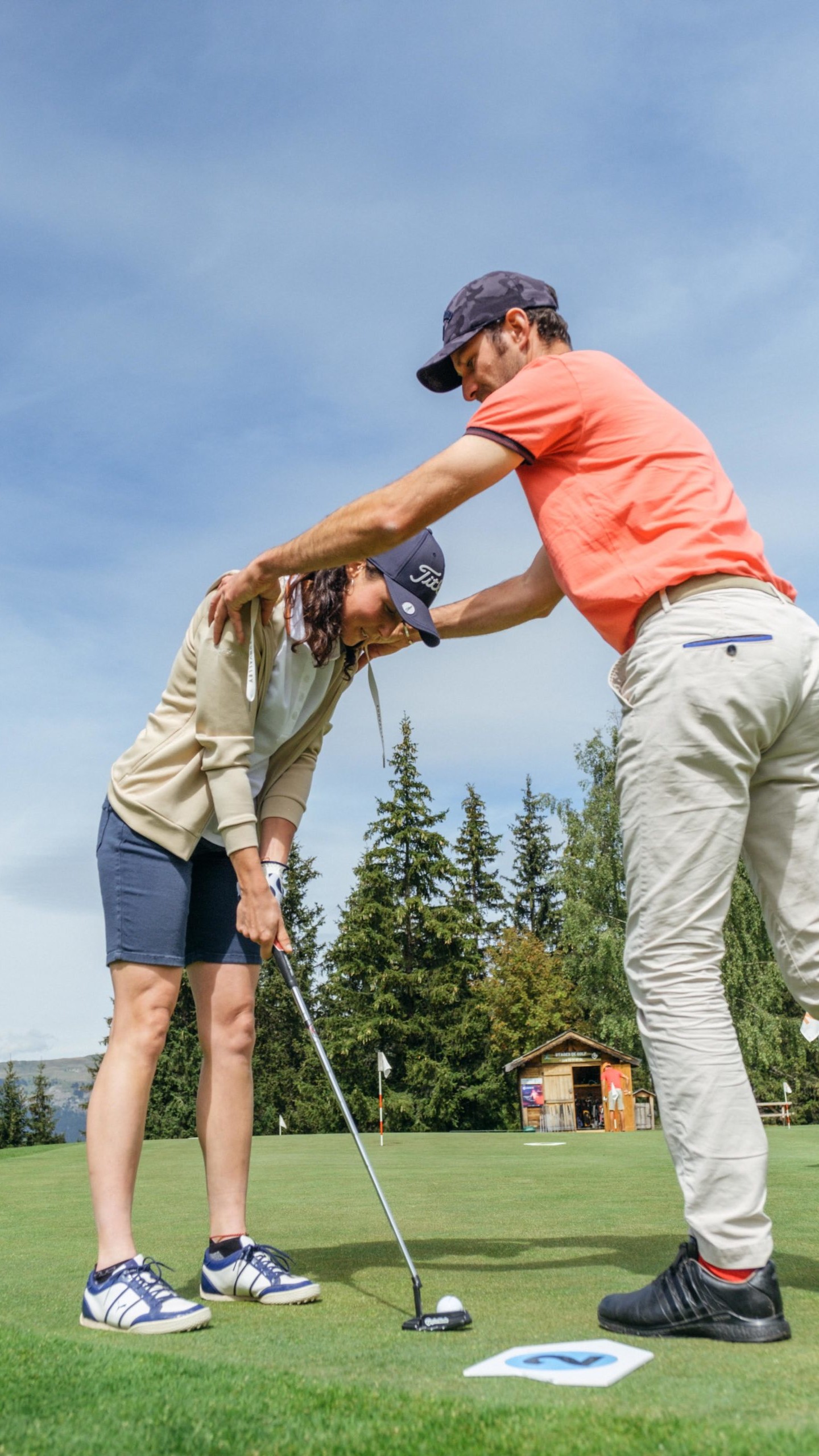 Stages de golf individuel putting au golf club de Courchevel | Matthieu Billaud Professeur de golf